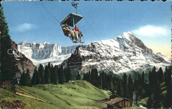Sessellift Firstbahn Grindelwald Eiger Fiescherwan