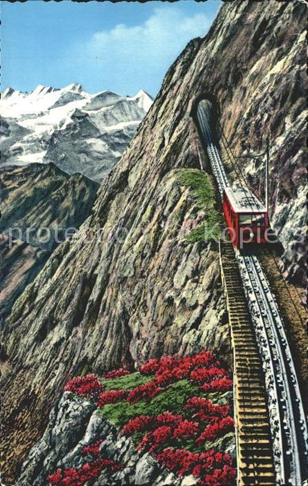 Zahnradbahn Pilatusbahn Eselwand Berneralpen