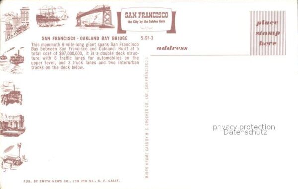 Bruecken Bridges Ponts Oakland Bay Bridge San Francisco – Bild 2