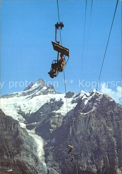 Sessellift First-Bahn Grindelwald Schreckhörner Ob