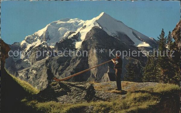 Alphorn Alphornbläser Kandersteg Balmhorn-Altel