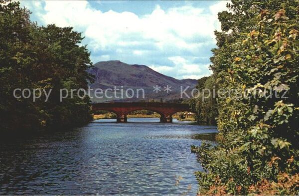 Bruecken Bridges Ponts Callander Bridge Ben Ledi
