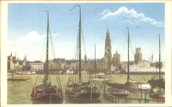 Segelboote Antwerpen Reede