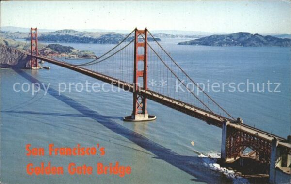Bruecken Bridges Ponts Golden Gate Bridge San Francisco Aerial