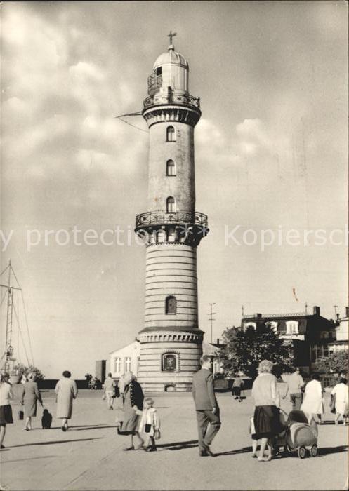 Leuchtturm Lighthouse Warnemünde Strandpromenade
