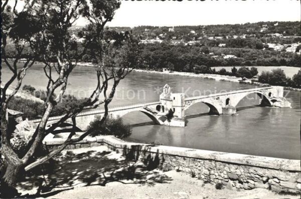 Bruecken Bridges Ponts Pont Saint-Benezet Avignon