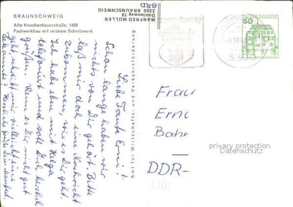 Braunschweig Alte Knochenhauerstrasse Fachwerkbau Ga – Bild 2