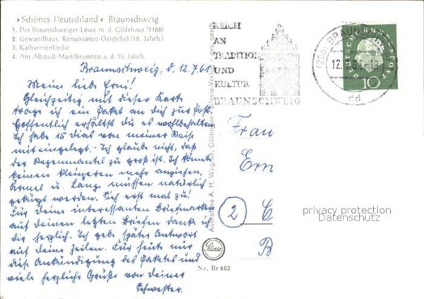 Braunschweig Braunschweiger Löwe Gildehaus Gewandhau – Bild 2