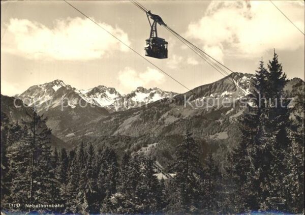 Seilbahn Nebelhorn Oberstdorf Allgäu