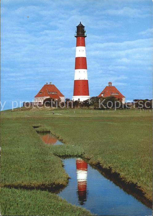 Leuchtturm Lighthouse Westerhever
