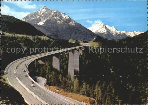 Bruecken Bridges Ponts Europabrücke Brennerautobahn Serles Hab