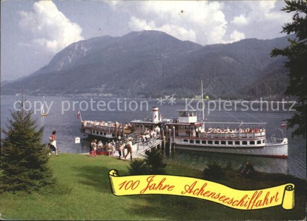 Dampfer Binnenschifffahrt Achensee Scholastika