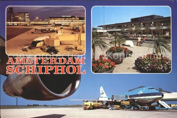 Flughafen Airport Aeroporto Amsterdam Schiphol Flugzeug KLM
