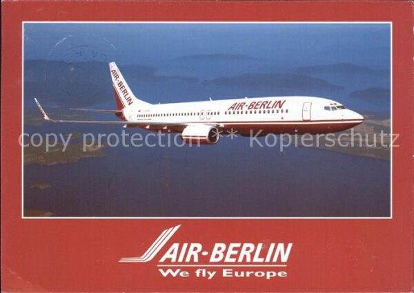Flugzeuge Zivil Air-Berlin Boeing 737-800