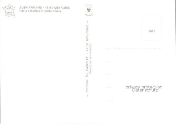 Hoehlen Caves Grottes Aven Armand Meyrueis Pile d_assiettes e – Bild 2