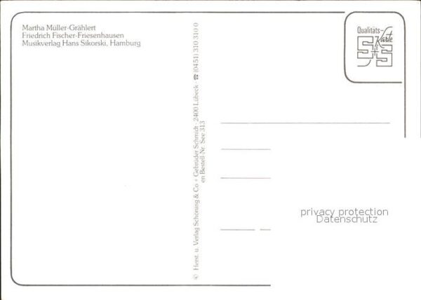Liederkarte Friesenleed – Bild 2