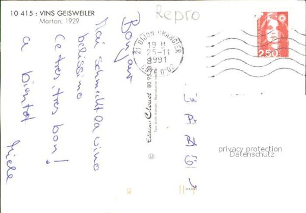 Wein Geisweiler Bourgogne – Bild 2