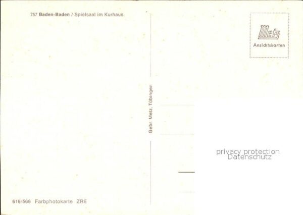 Casino Spielbank Baden-Baden Spielsaal Kurhaus – Bild 2