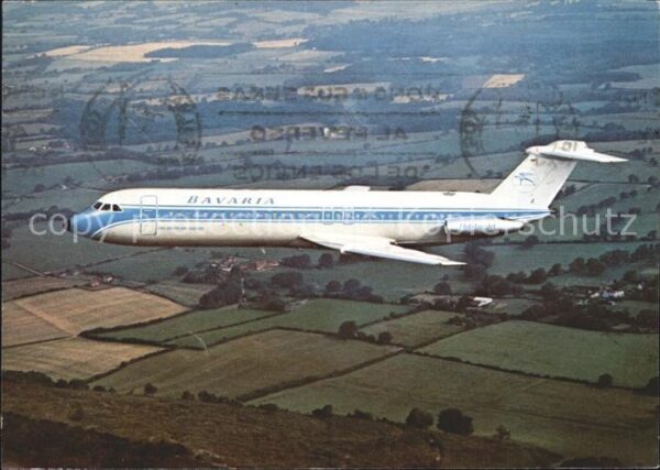 Flugzeuge Zivil Bavaria Bac Super One-Eleven Holiday Je