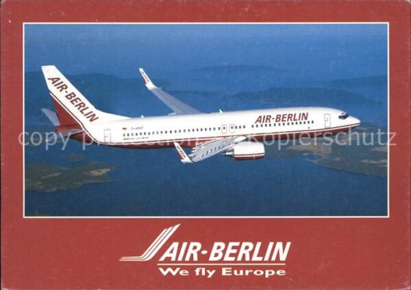 Flugzeuge Zivil Air-Berlin Boeing 737-800