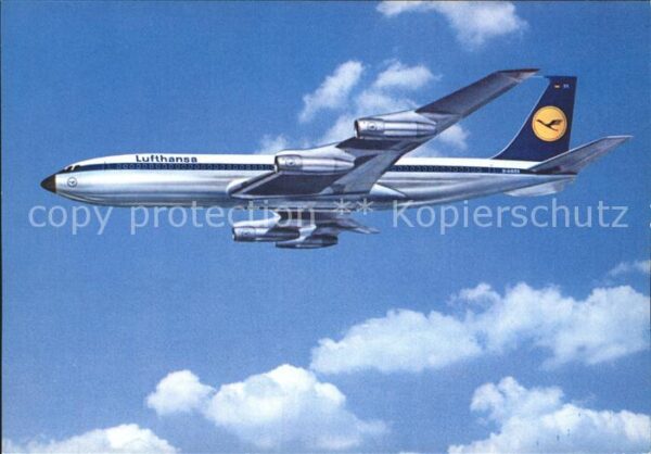 Lufthansa Boeing 707 Intercontinental Jet