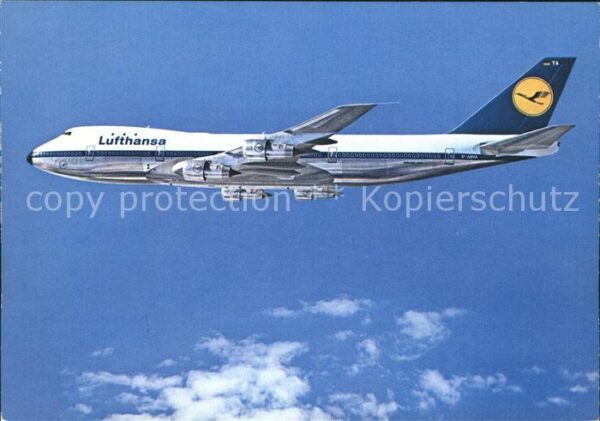 Lufthansa Boeing Jet 747