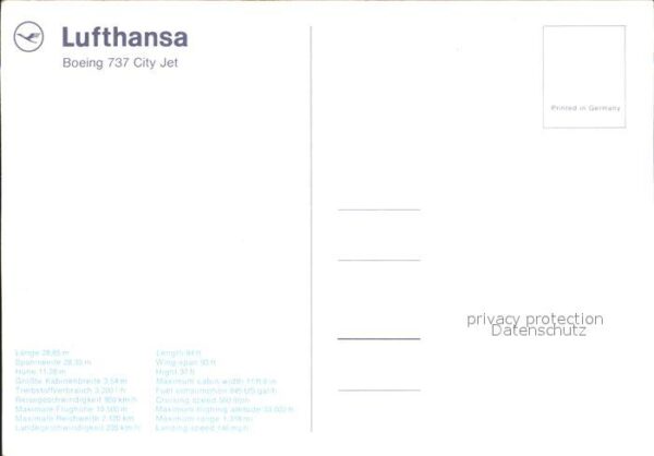Lufthansa Boeing 737 City Jet – Bild 2