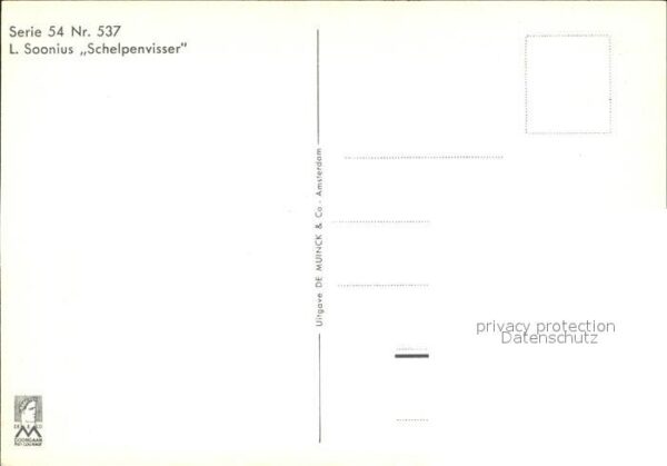 Kuenstlerkarte L. Soonius Schelpenvisser – Bild 2