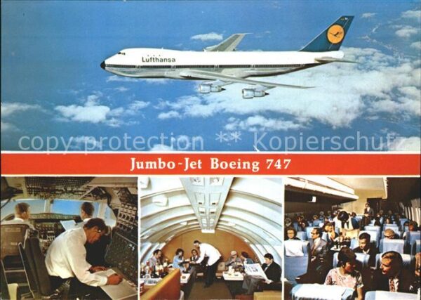 Lufthansa Jumbo-Jet Boeing 747