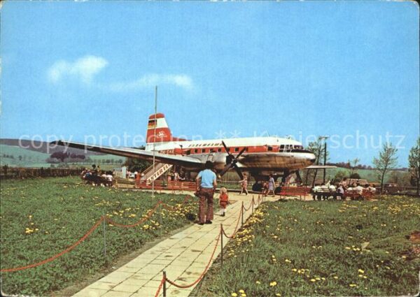 Flugzeuge Zivil Schauflugzeug IL-14 Cämmerswalde