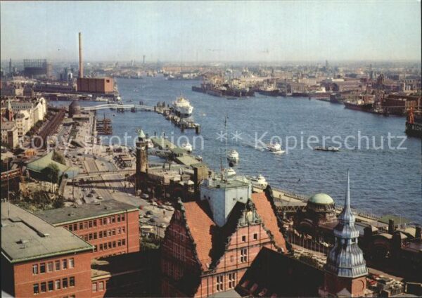 Hafenanlagen Hamburg St. Pauli-Landungsbrücken Freih