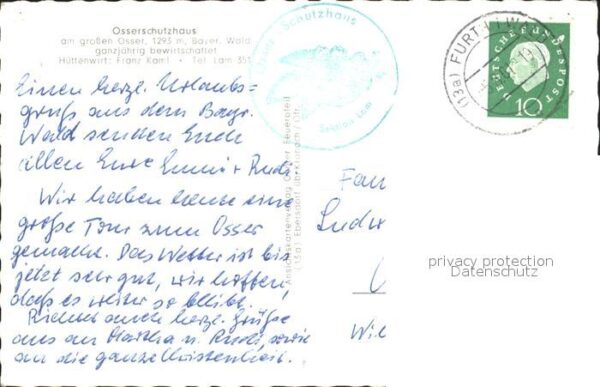 Grenze Douane Zoll Osser Grenzberg Osserschutzhaus – Bild 2