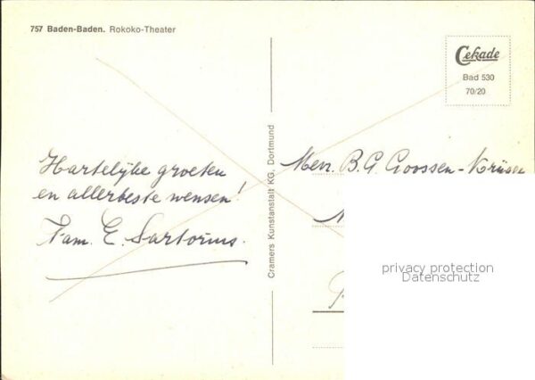 Theatergebaeude Baden-Baden Rokoko-Theater – Bild 2
