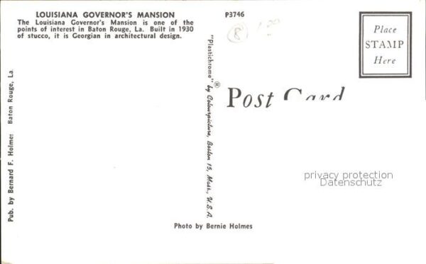 Baton Rouge Louisiana Governors Mansion – Bild 2