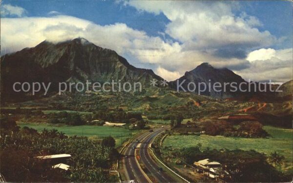 Honolulu Koolau mountains