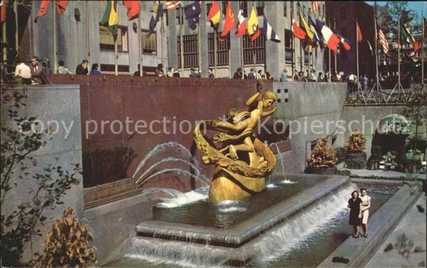 New York City Prometheus Statue Rockfeller Center