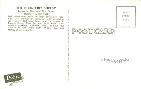 Detroit Michigan Pick-Fort Shelby – Bild 2