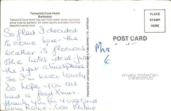Barbados Tamarind Cove Hotel Strand – Bild 2