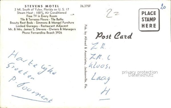 Fernandina Beach Stevens Motel – Bild 2