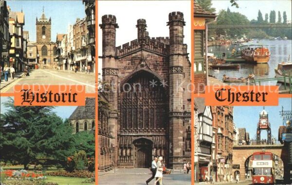 Chester Cheshire Bridge Street Chester Cathedral Grosven