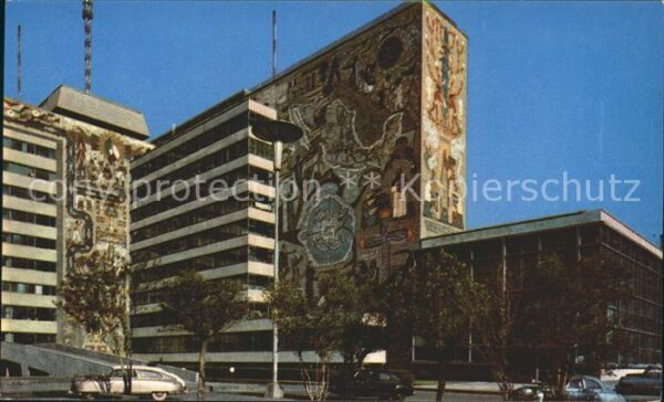 Mexico City Edificio Comunicaciones Murales de Juan