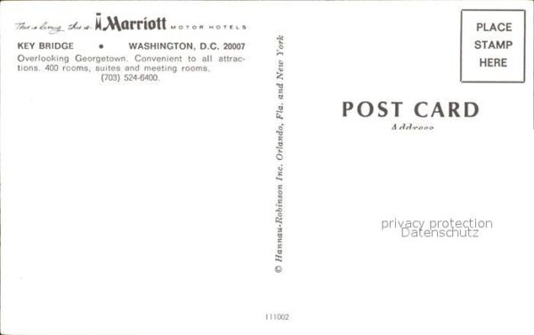 Washington DC Marriott Motor Hotel – Bild 2