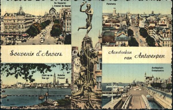 Antwerpen Anvers Schelde Escaut Aanlegplaats Embarcadero