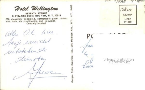 New York City Hotel Wellington – Bild 2