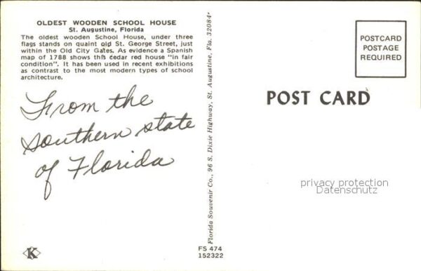 St Augustine Oldest Wooden School house – Bild 2