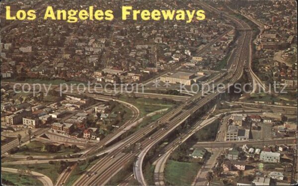 Los Angeles California Freeways Fliegeraufnahme