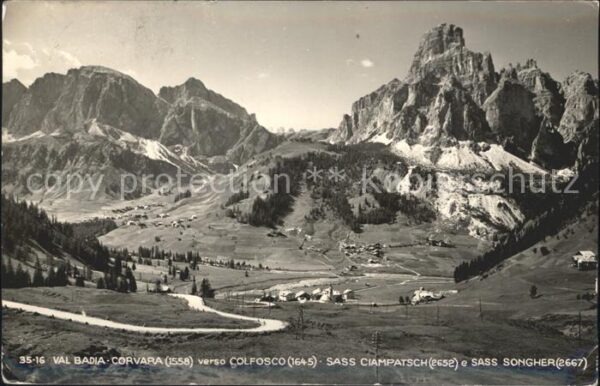 Val Badia Corvara Colfosco Sass Ciampatsch