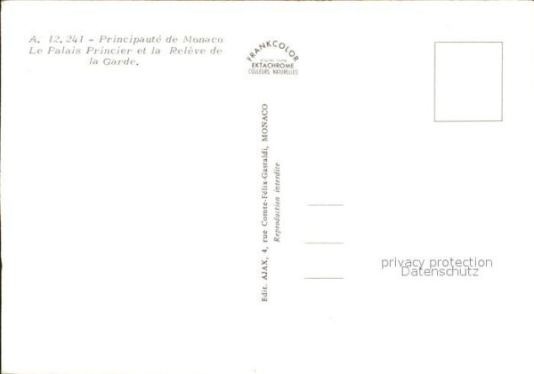 Monaco Palais Princier Releve Garde – Bild 2