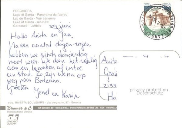 Peschiera del Garda Fliegeraufnahme – Bild 2