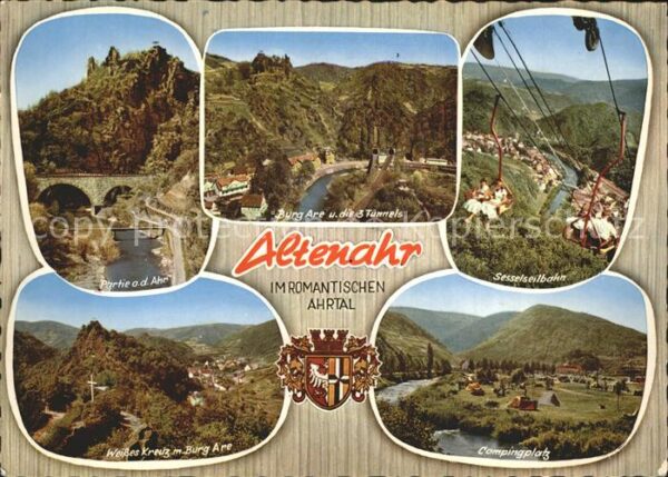 Altenahr Burg Are 3 Tunnels Sesselseilbahn Campi